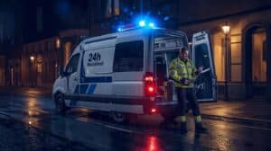 Schlüsseldienst Köln Notdienst van – 24h emergency locksmith vehicle ready for Tür & Auto service in Cologne, reliable Festpreis guarantee