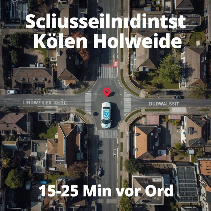 Schlüsseldienst Einsatzgebiet Köln Holweide 51067 Lindweiler Weg Buchforststraße Dünnwaldstraße